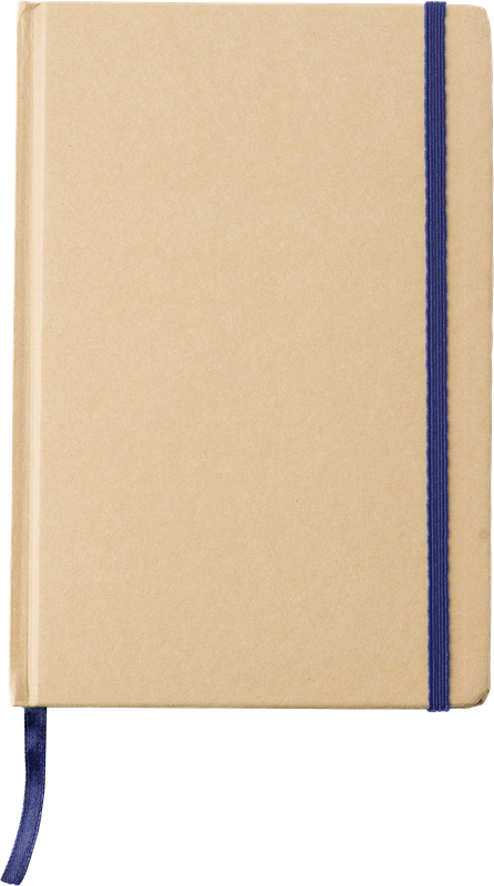 Recycled paper notebook (approx. A5) 818553_005 (Blue)