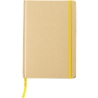 Recycled paper notebook (approx. A5) 818553_006 (Yellow)