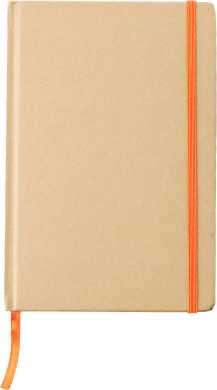 Recycled paper notebook (approx. A5) 818553_007 (Orange)