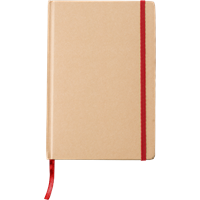 Recycled paper notebook (approx. A5) 818553_008 (Red)