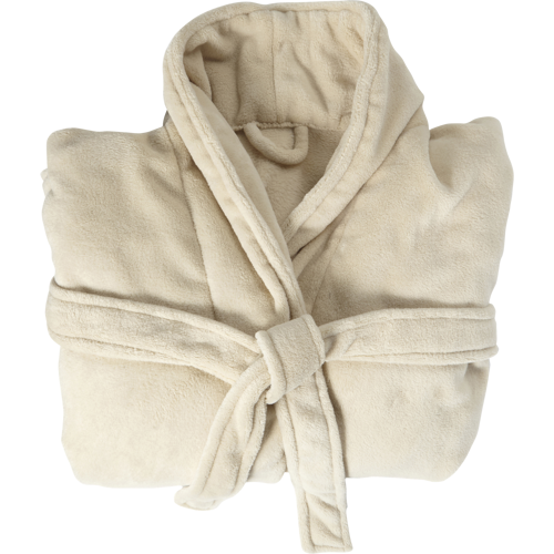Fleece bathrobe
