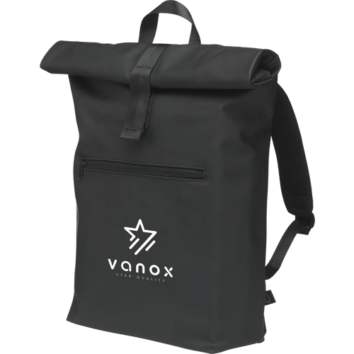 Recycled roll-top backpack