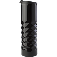 Steel thermos mug (460ml) Double walled 7789_001 (Black)