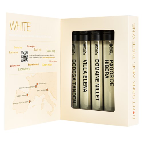 Wine Tasting - White (5pc Glass Tube Giftbox)