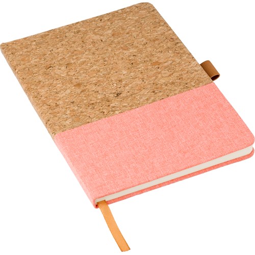 Cork and cotton notebook (approx. A5)
