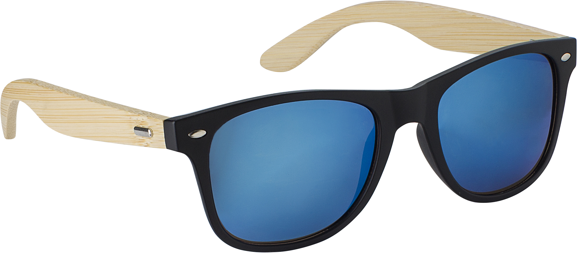 Koru Wellington Bamboo Polarized Floating Sunglasses with Bamboo Hard Case