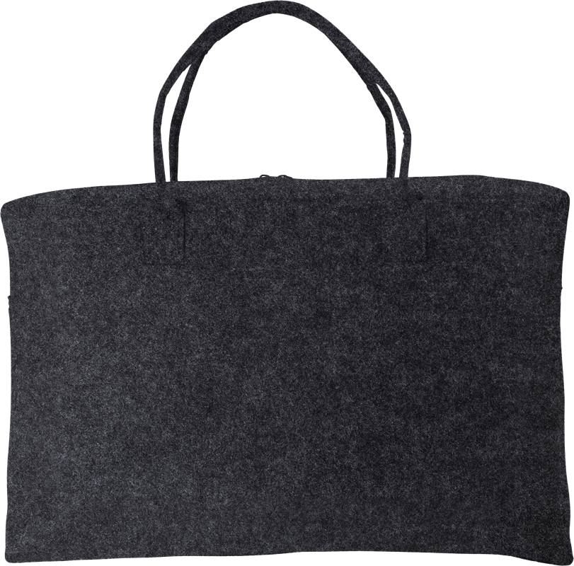 RPET felt duffle bag 970947_491 (Dark Grey)