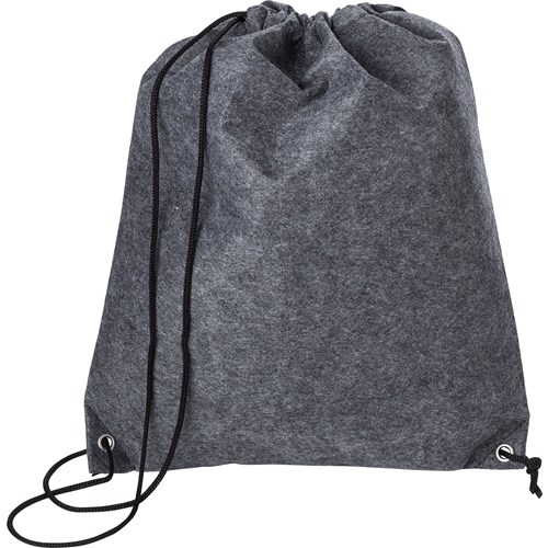 RPET felt drawstring backpack