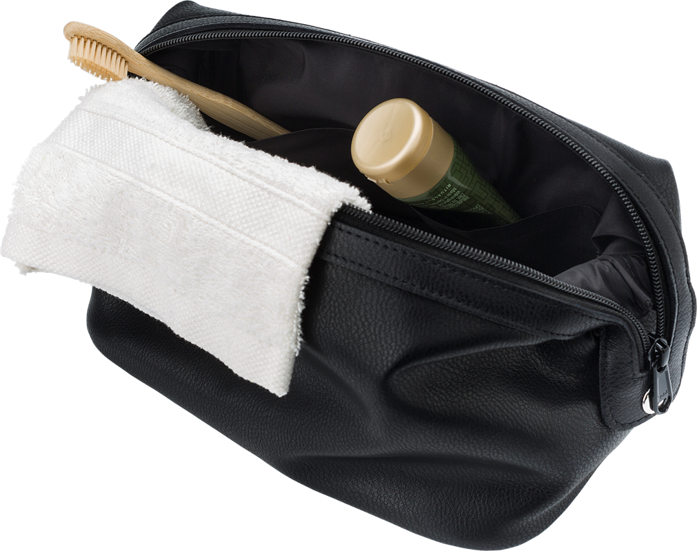 Leather toiletry bag 971810_001 (Black)