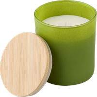 Glass candle (33 hours) 971833_004 (Green)