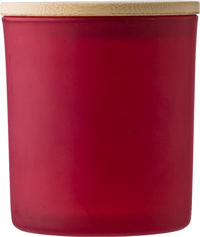 Glass candle (33 hours) 971833_008 (Red)