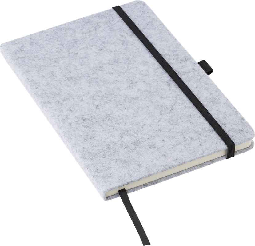 RPET felt notebook (A5) 970941_003 (Grey)