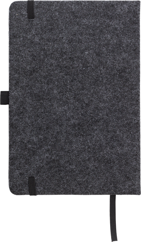 RPET felt notebook (A5) 970941_491 (Dark Grey)