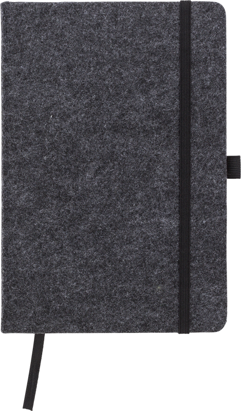 RPET felt notebook (A5) 970941_491 (Dark Grey)