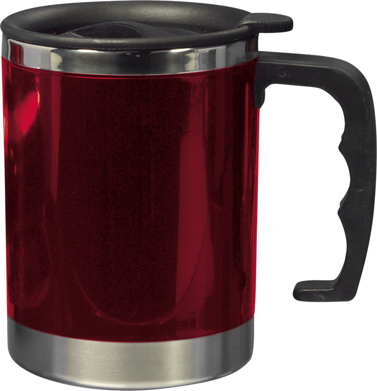 Stainless steel mug 4658_008 (Red)