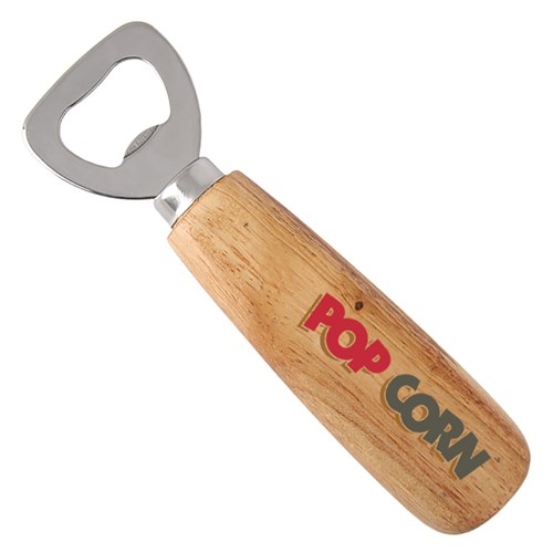 Wooden bottle opener