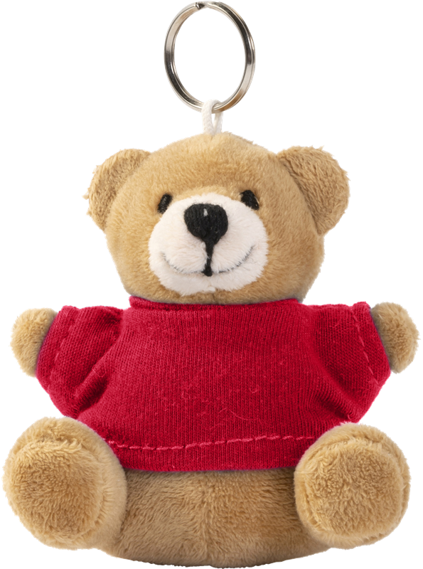 Teddy bear key ring 8851_008 (Red)