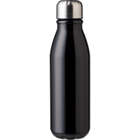 Recycled aluminium bottle (550ml) Single walled 1014888_001 (Black)