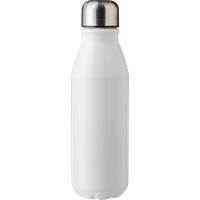 Recycled aluminium bottle (550ml) Single walled 1014888_002 (White)