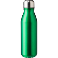 Recycled aluminium bottle (550ml) Single walled 1014888_004 (Green)