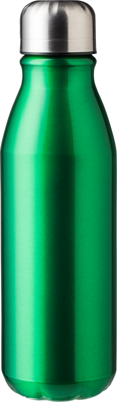 Recycled aluminium bottle (550ml) Single walled 1014888_004 (Green)
