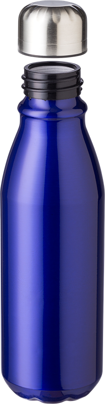 Recycled aluminium bottle (550ml) Single walled 1014888_005 (Blue)
