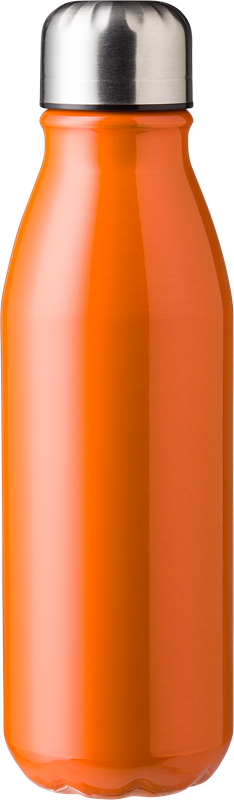 Recycled aluminium bottle (550ml) Single walled 1014888_007 (Orange)