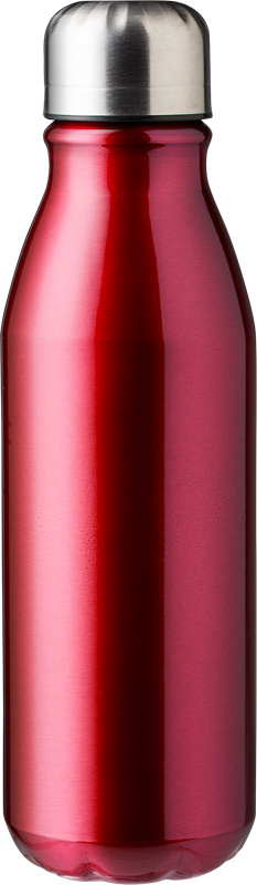 Recycled aluminium bottle (550ml) Single walled 1014888_008 (Red)