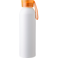 Recycled aluminium bottle (650ml) Single walled 1014891_007 (Orange)