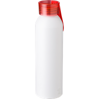 Recycled aluminium bottle (650ml) Single walled 1014891_008 (Red)