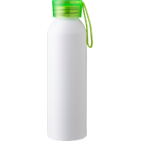 Recycled aluminium bottle (650ml) Single walled 1014891_019 (Lime)