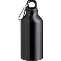 Recycled aluminium bottle (400ml) Single walled 1015120_001 (Black)
