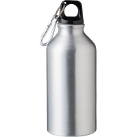Recycled aluminium bottle (400ml) Single walled 1015120_032 (Silver)