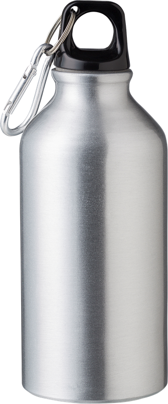 Recycled aluminium bottle (400ml) Single walled 1015120_032 (Silver)