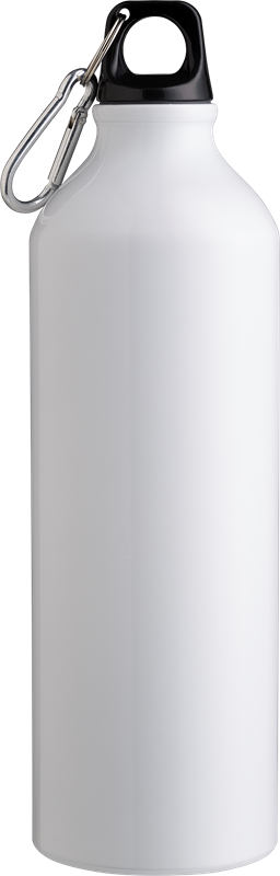 Recycled aluminium bottle (750ml) Single walled 1015121_002 (White)