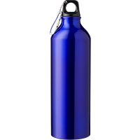 Recycled aluminium bottle (750ml) Single walled 1015121_023 (Cobalt blue)