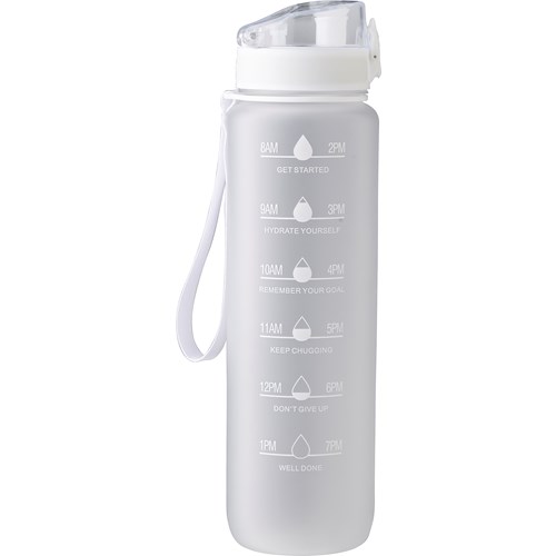 RPET bottle with time markings (1000ml)