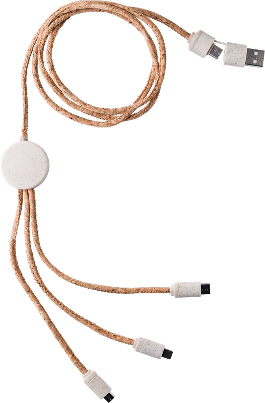 Stainless steel charging cable 1015138_011 (Brown)