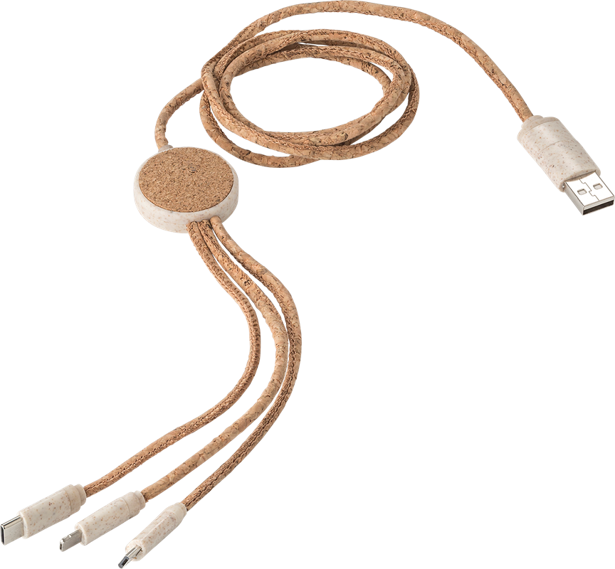 Stainless steel charging cable 1015138_011 (Brown)