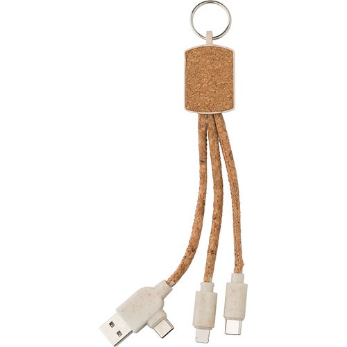 Cork charging cable