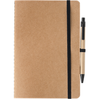 Recycled carton notebook (A5) 1015152_001 (Black)