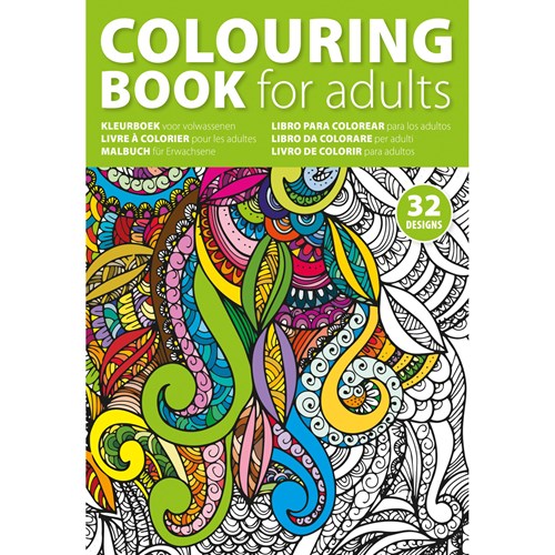 Adult's colouring book.