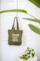 Organic cotton canvas bag (280 gsm/8.26oz) 265231_402 (Olive green)
