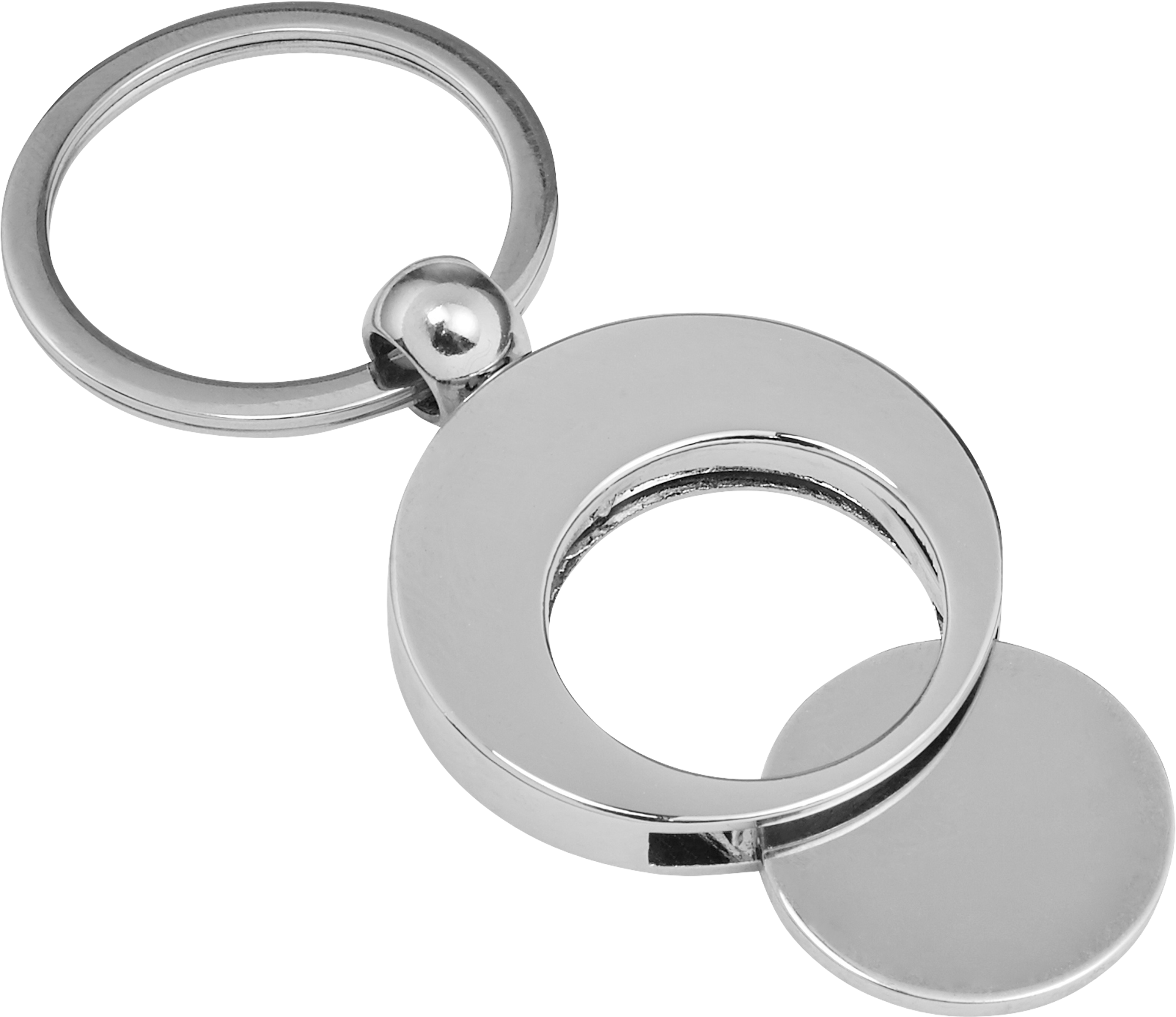 Picture of Shopping trolley coin keyring