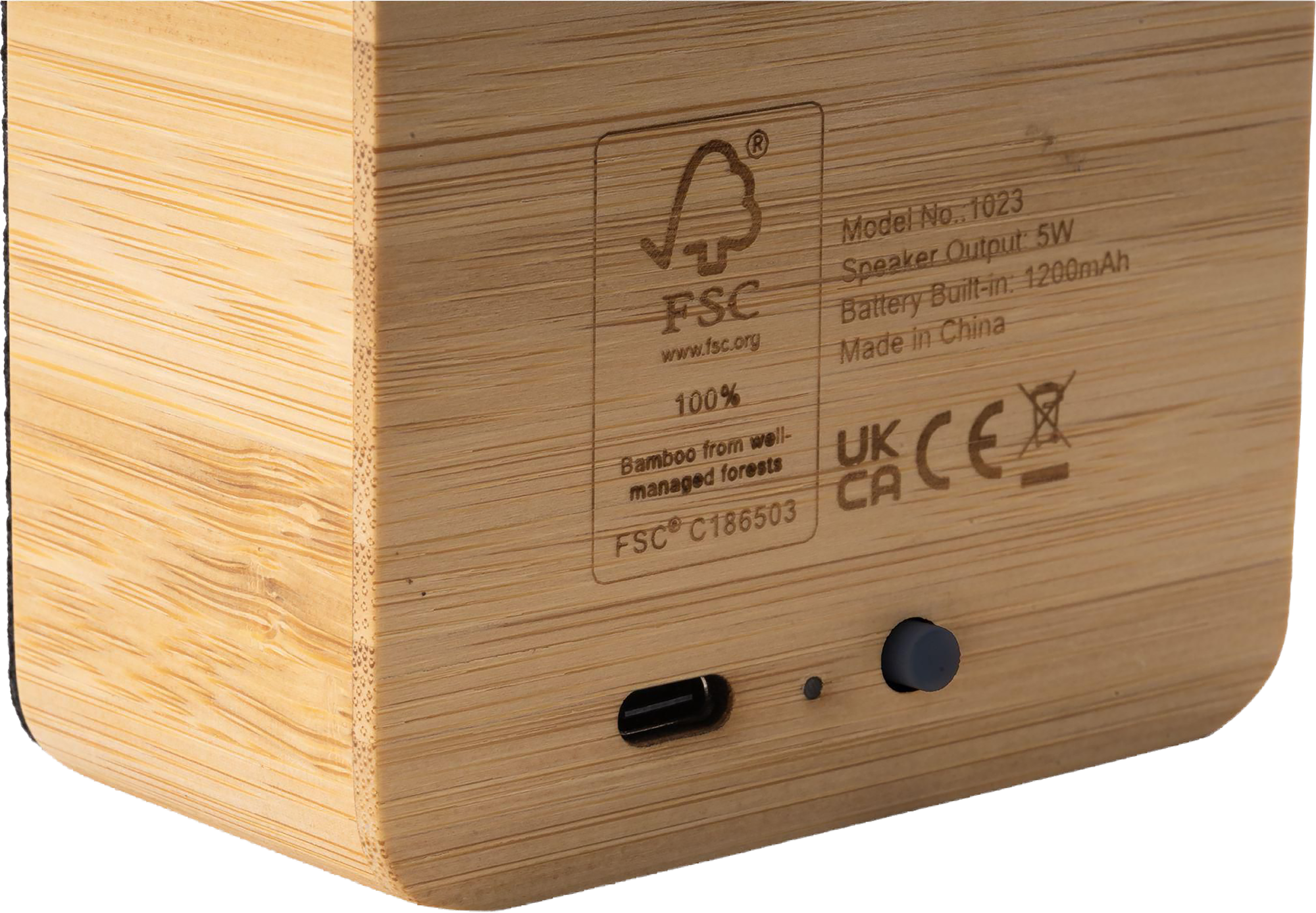 Picture of Bamboo wireless speaker