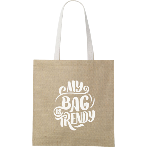 Jute shopping bag