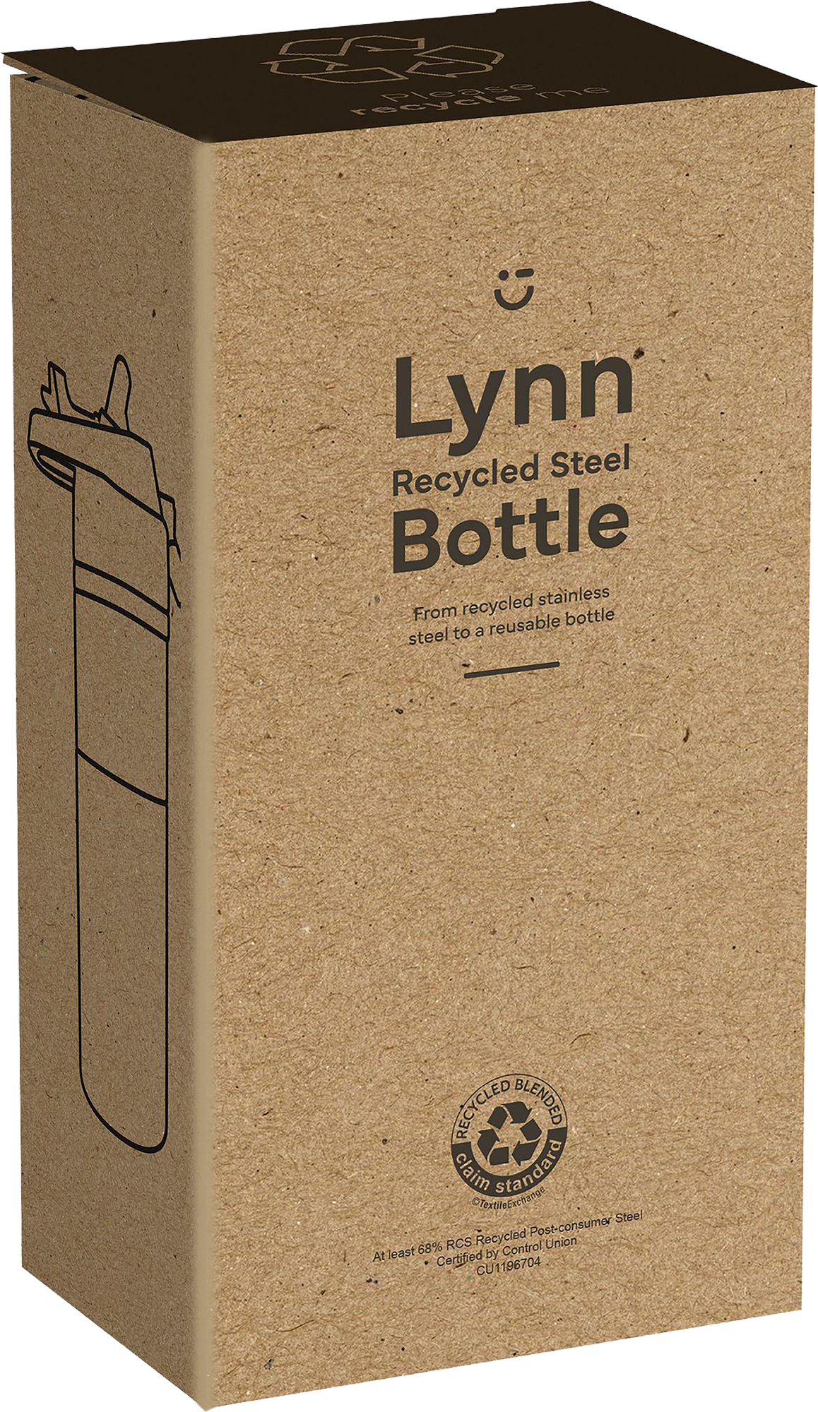 Picture of Recycled stainless steel bottle (500ml)