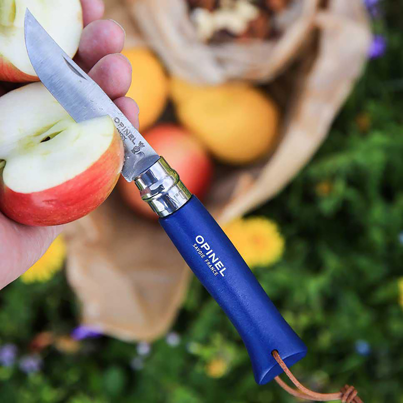 Opinel pocket knife in a belt pouch 263430_005 (Blue)