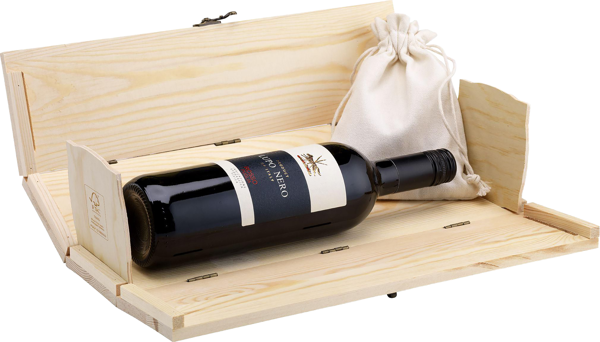 Picture of Rackpack wine gift box & chess game 