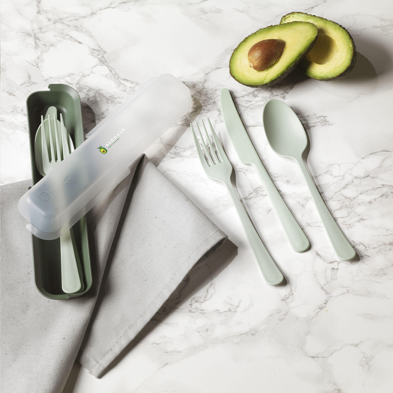 Circulware 6-piece cutlery set 262128_060 (Dark green)